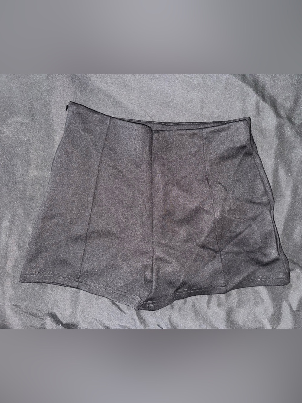 Women's High-Waist Black Shorts